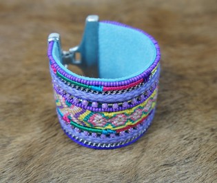 Pulseira de Luxo Roxa (1 un.)
