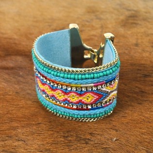 Pulseira de Luxo Ibiza Turquesa (1 un.)