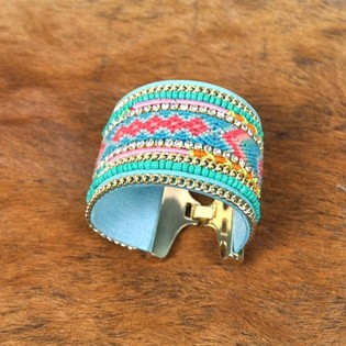 Pulseira de Luxo Turquesa (1 un.)