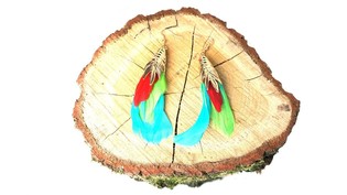 Brincos Estilo Ibiza Cores Misturadas (1 un)