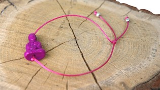 Pulseira Ibiza Buda Berinjela (1 un.)