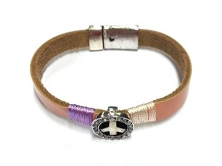 Pulseira de Luxo Estilo Ibiza Rosa Velho Peace | Revenda