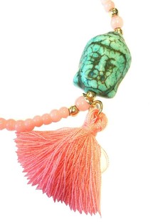 Pulseira Buda Rosa Estilo Ibiza (1 un.)