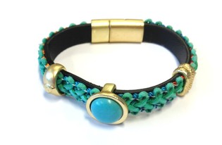 Pulseira de Luxo Turquesa (1 un)
