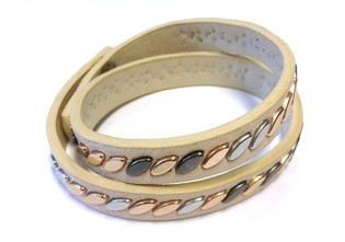 Pulseira Estilo Ibiza Creme (1 un.)