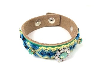 Pulseira de Luxo Estilo Ibiza Flor de Menta (1 un.)