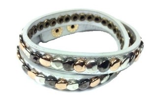 Pulseira Prateada Estilo Ibiza (1 un.)