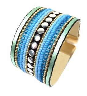 Pulseira Larga de Luxo Estilo Ibiza (1 un)