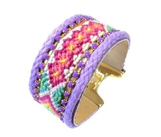 Pulseira Roxa Estilo Ibiza (1 un.)