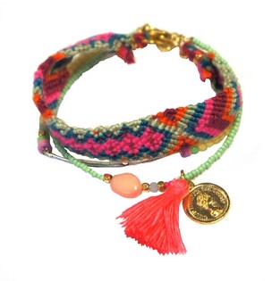 PULSEIRA ESTILO IBIZA DE 3 VOLTAS (1 un.)