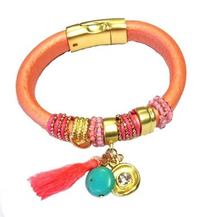 Pulseira Ibiza Rosa (1 un.)
