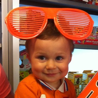 MEGA &Oacute;CULOS SHUTTER SHADES LARANJA (8 un.)