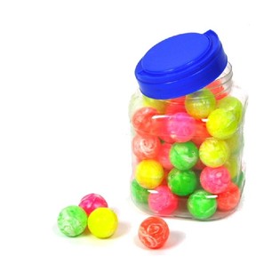 BOLAS SALTITONAS COLORIDAS EM FRASCO (50 un.)