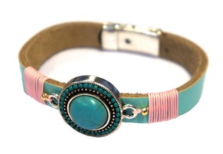 Pulseira com Pedra (1 un) - Estilo Ibiza