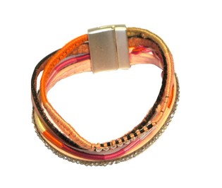 Pulseira Estilo Ibiza Rosa (1 un.)