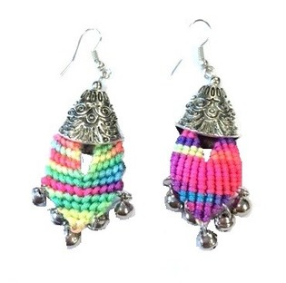 Brincos multicoloridos (1 un.)