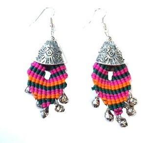 Brincos estilo Ibiza com guizos (1 un.)