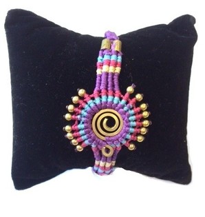 Pulseira Estilo Ibiza Roxa (1 un)