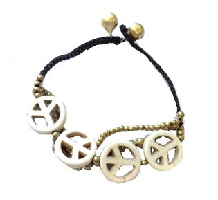 Pulseira Ibiza Creme Peace (1 un.)