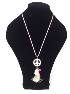 Colar Estilo Ibiza Salm&atilde;o Peace Buddha (1 un)