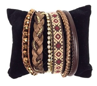 Pulseira Estilo Ibiza Castanha (1 ud.)