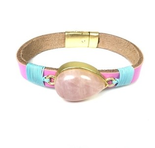 Pulseira Ibiza Roxa com Pedra (1 un)