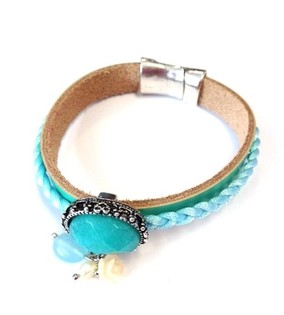 Pulseira Turquesa Estilo Ibiza (1 un)