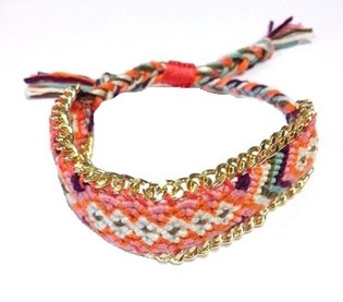 Pulseira Trançada Multicolor (1 un.)