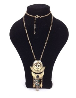 Colar Estilo Ibiza com Padrão de Tigre (1 un)