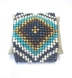 Pulseira Azteca Azul (1 un.)