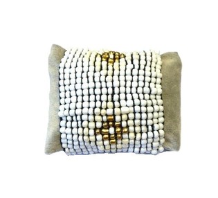Pulseira Azteca Branca (1 un.)
