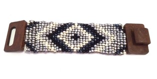 Pulseira Azteca de Madeira Estilo Ibiza (1 un.)