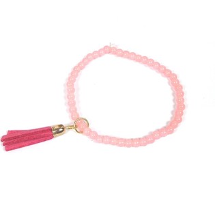 Pulseira Rosa Estilo Ibiza (1 un.) - Revenda