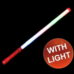 BAST"O LED INTERMITENTE GRANDE (12 unid.)
