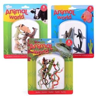 Animais de Brinquedo em Cartão (7 unid.) - Revenda B2B