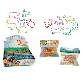 ***PRE&Ccedil;O BAIXO*** PULSEIRAS LUCKY BANDS PARA CRIAN&Ccedil;AS - ANIMAIS (24 unid.)