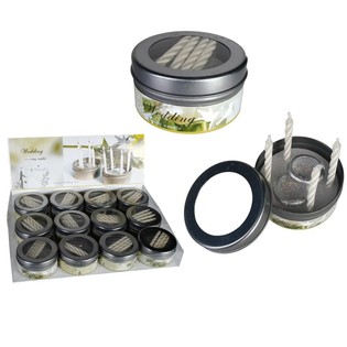 VELAS DE CASAMENTO EM LATA (12 un.)
