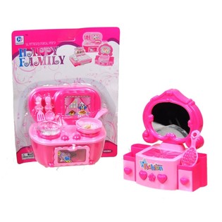 CONJUNTO DE BRINCAR HAPPY FAMILY EM CARTÃO (3 unid.)