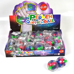 Bolas anti-stress de apertar em expositor (22 un.)
