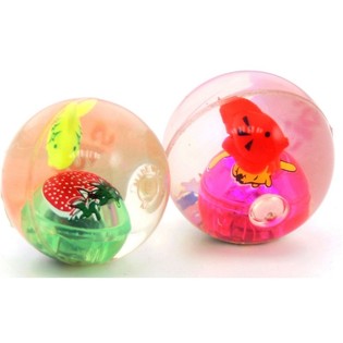 Bolas Saltitonas Transparentes com Figuras (36 unid.)