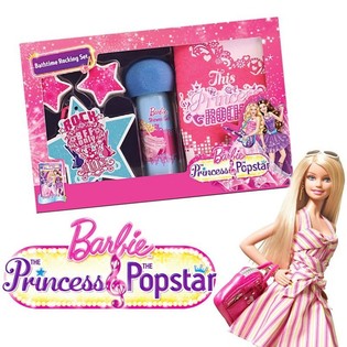 SET DE BANHO BARBIE PRINCESS & POPSTAR (6 un.)