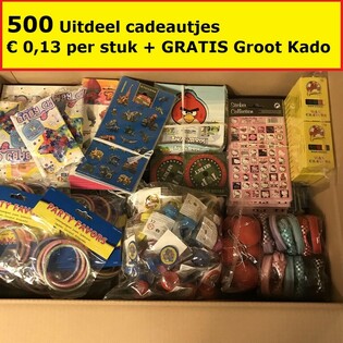 MEGA MIX DE BRINDES PARA FESTAS 500 UNID. + PRENDA GR&Aacute;TIS