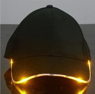 BON&Eacute; LED LUMINOSO / PARTY CAPS - COR: LARANJA (12 unid.)