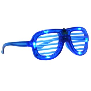 ÓCULOS SHUTTER SHADES COM ILUMINAÇÃO - AZUL (12 un.)
