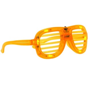 ÓCULOS SHUTTER SHADES COM ILUMINAÇÃO - COR: AMARELO (12 un.)