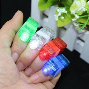 LUZES LED PARA DEDOS 4 PE&Ccedil;AS (12 conjuntos)