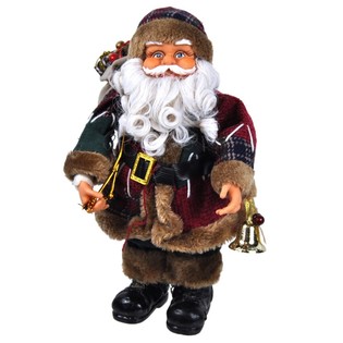 Grande Decora&ccedil;&atilde;o de Luxo Pai Natal 35 cm (2 un.)