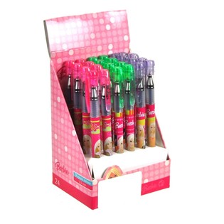 Canetas de gel Barbie em expositor (24 un.)