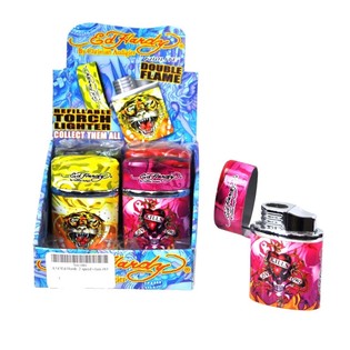 ISQUEIRO DE TEMPESTADE ED HARDY CHAMA DUPLA (8 un.)
