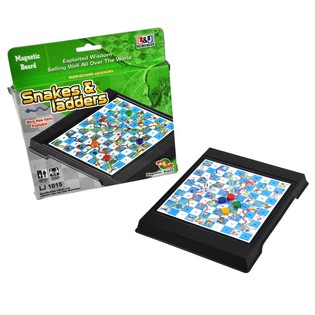 Jogo de Viagem Magn&eacute;tico Cobras e Escadas (6 unid.)